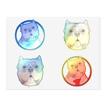 Load image into Gallery viewer, American Bully Circle | Sticker Sheet - Detezi Designs-30184276226632462555
