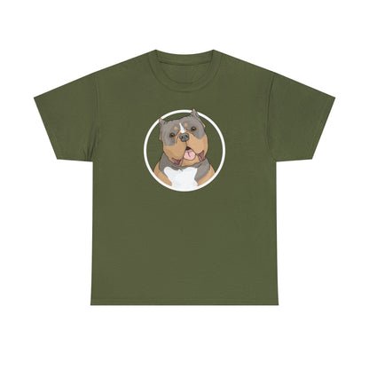 American Bully Circle | T-shirt - Detezi Designs-15282098801365892095