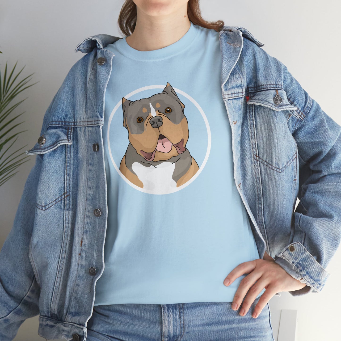 American Bully Circle | T-shirt - Detezi Designs-23152235135325203011