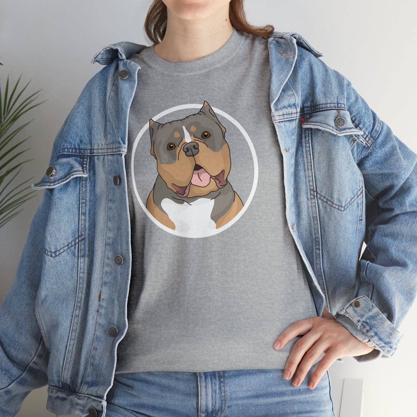 American Bully Circle | T-shirt - Detezi Designs-23152235135325203011