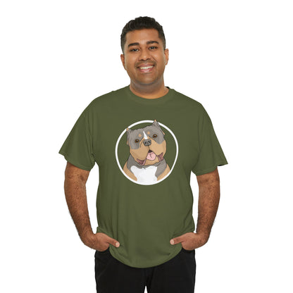 American Bully Circle | T-shirt - Detezi Designs-23152235135325203011