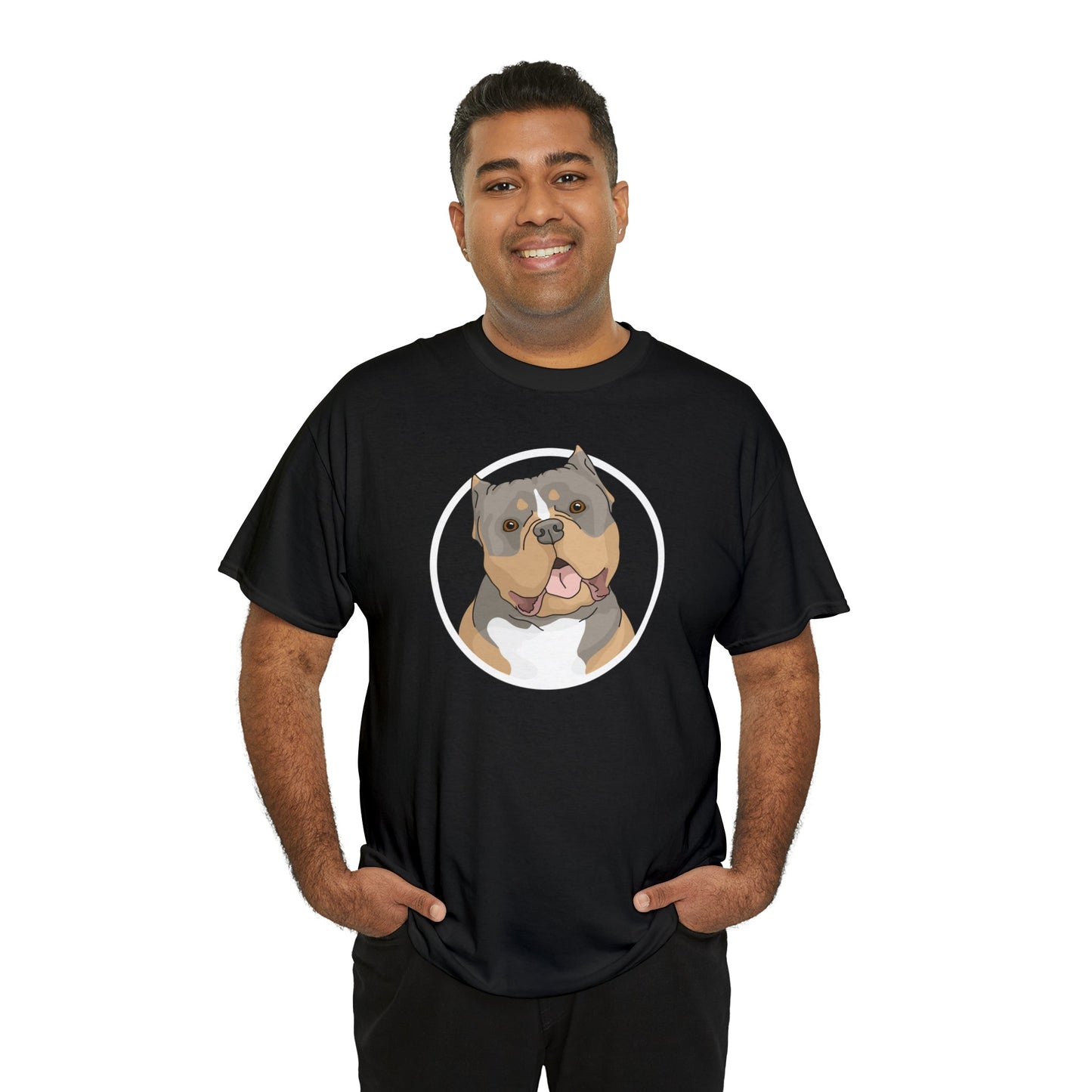 American Bully Circle | T-shirt - Detezi Designs-23152235135325203011