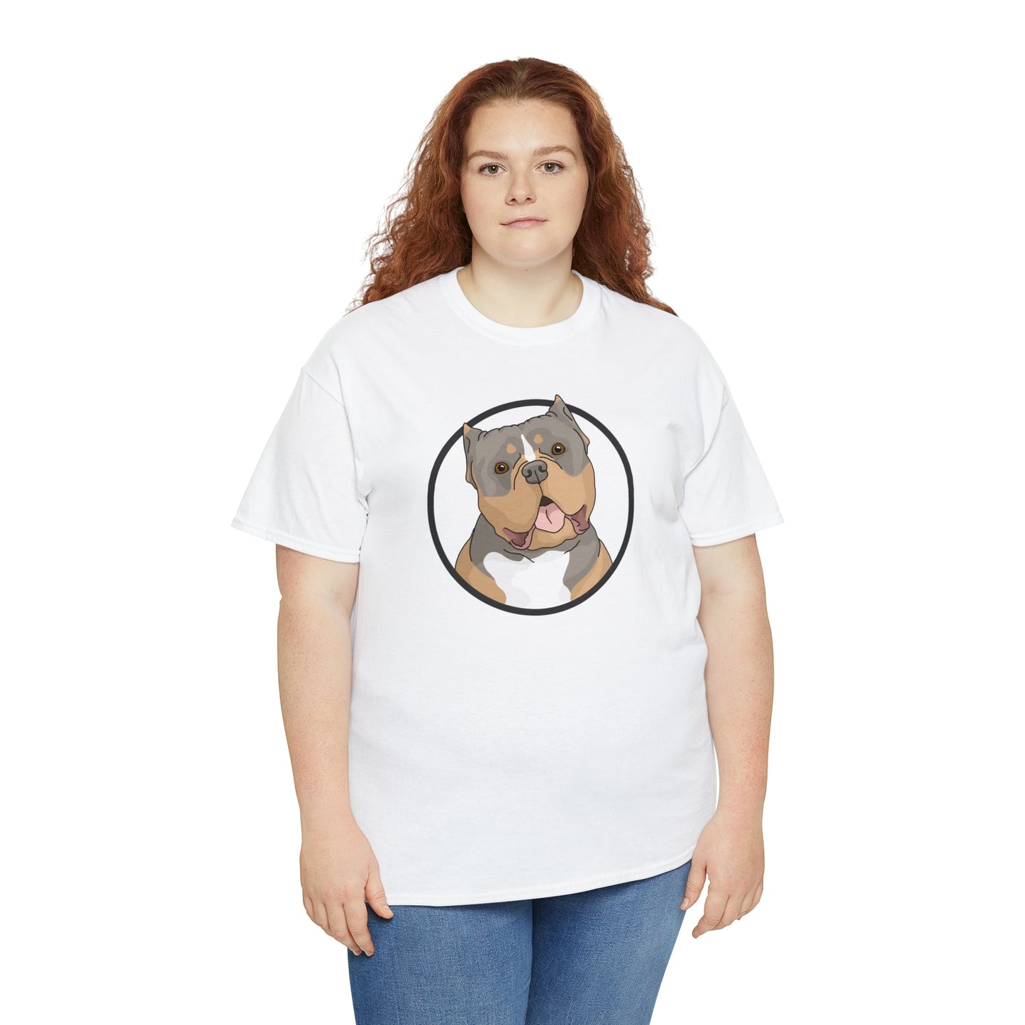 American Bully Circle | T-shirt - Detezi Designs-23152235135325203011