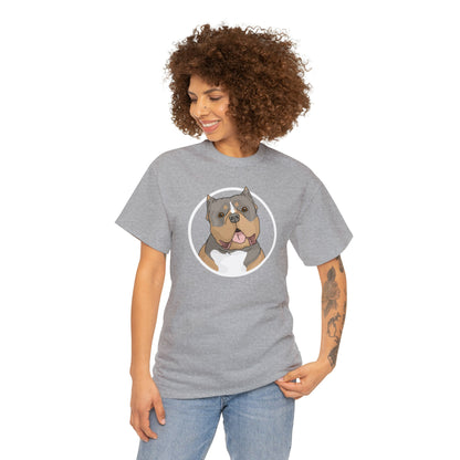 American Bully Circle | T-shirt - Detezi Designs-23152235135325203011