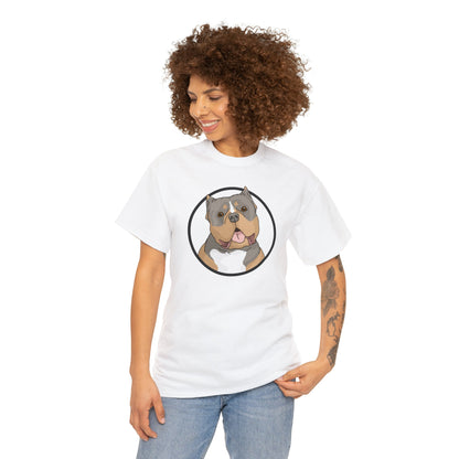 American Bully Circle | T-shirt - Detezi Designs-23152235135325203011