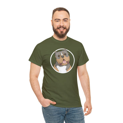 American Bully Circle | T-shirt - Detezi Designs-23152235135325203011