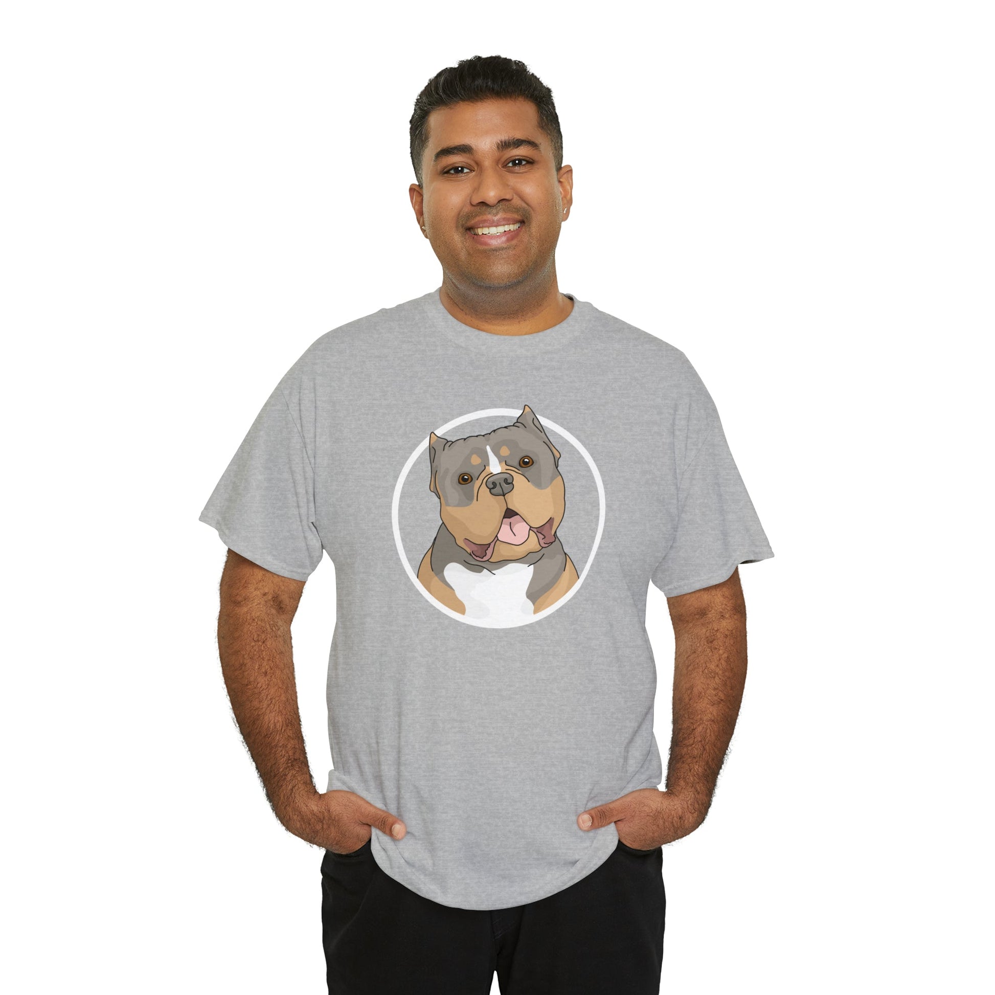 American Bully Circle | T-shirt - Detezi Designs-23152235135325203011