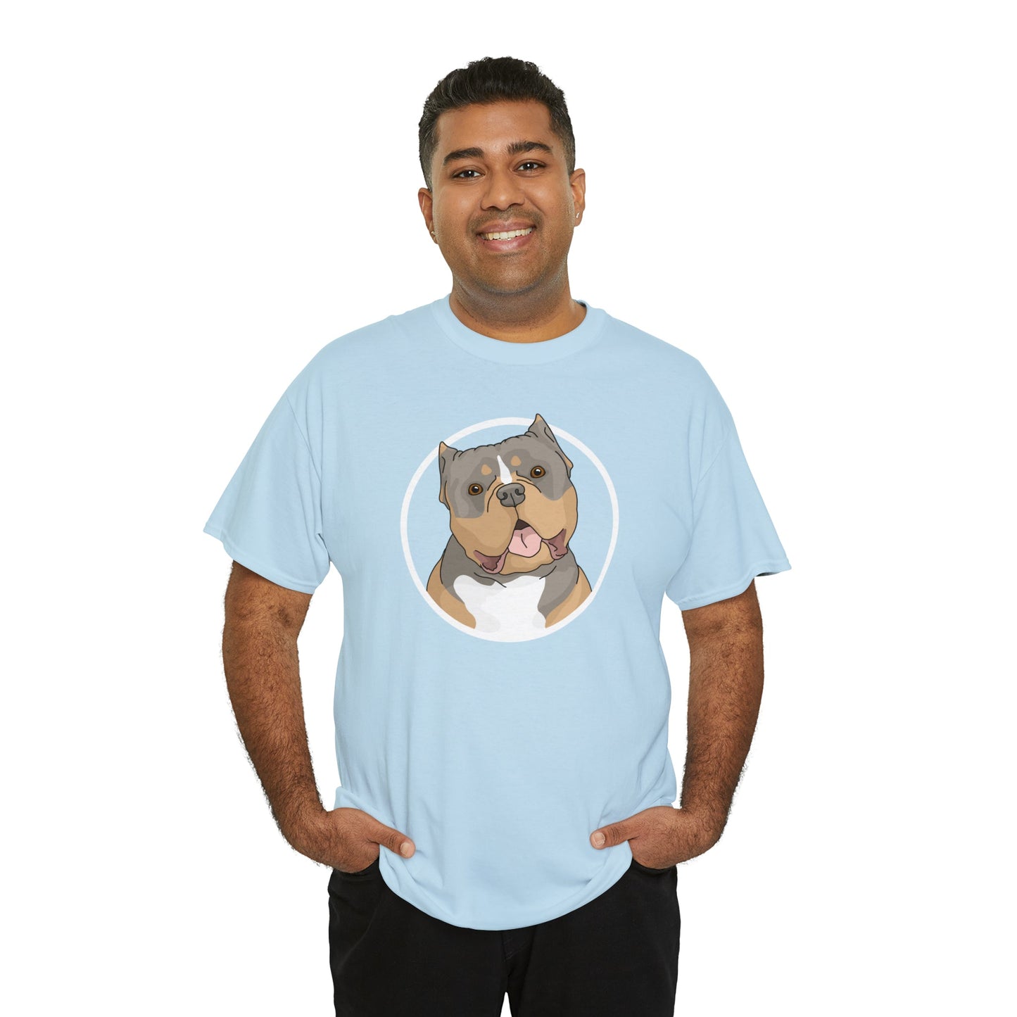 American Bully Circle | T-shirt - Detezi Designs-23152235135325203011