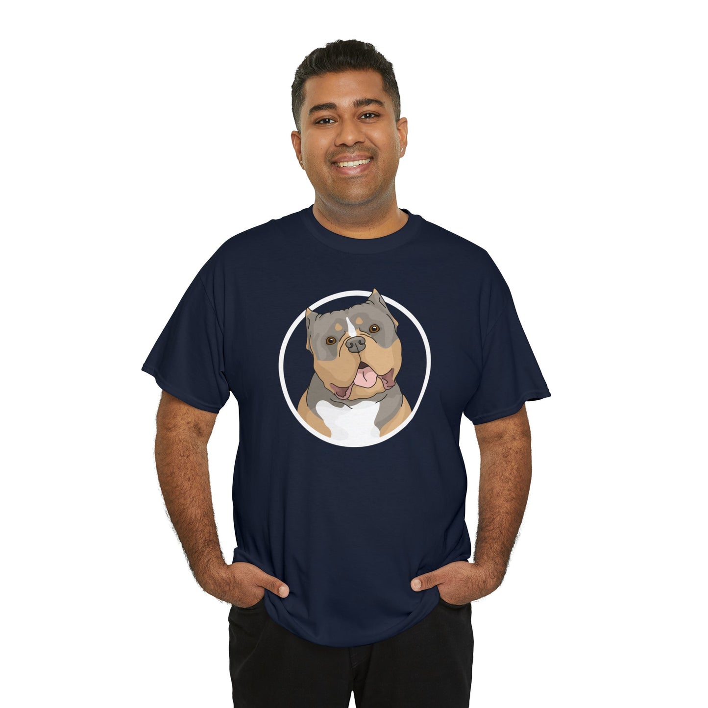 American Bully Circle | T-shirt - Detezi Designs-23152235135325203011