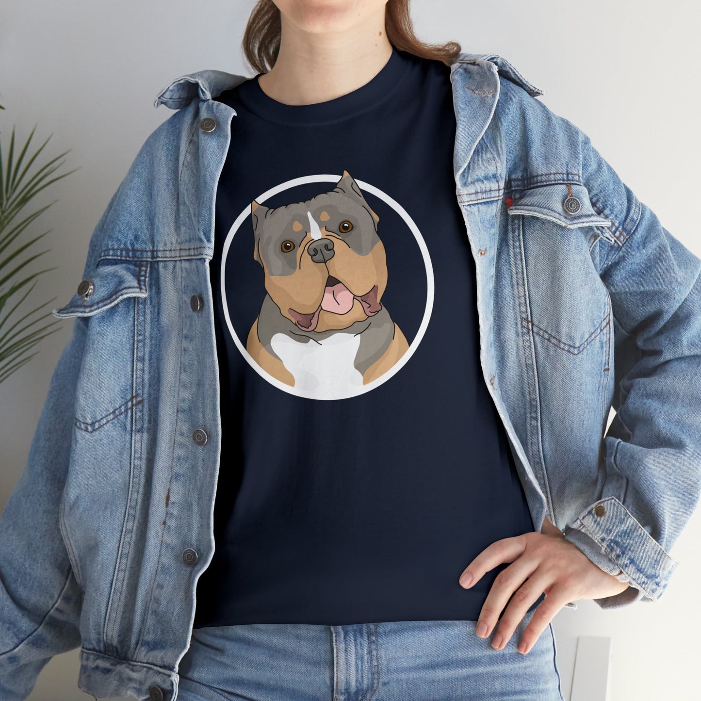 American Bully Circle | T-shirt - Detezi Designs-23152235135325203011