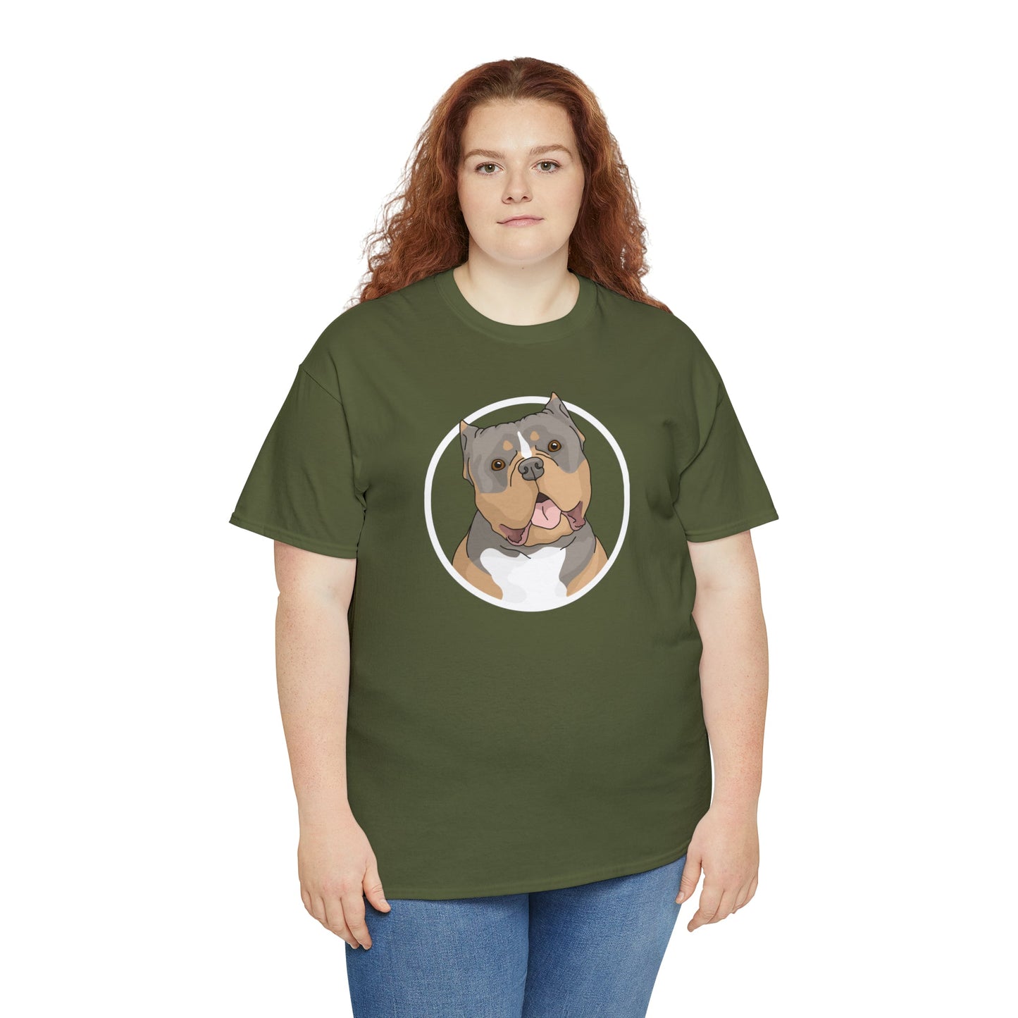 American Bully Circle | T-shirt - Detezi Designs-23152235135325203011