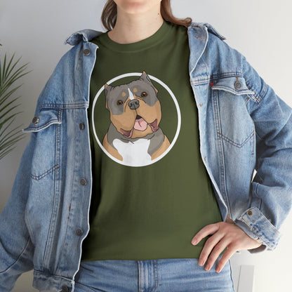 American Bully Circle | T-shirt - Detezi Designs-23152235135325203011