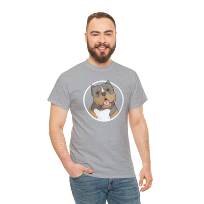 American Bully Circle | T-shirt - Detezi Designs-23152235135325203011