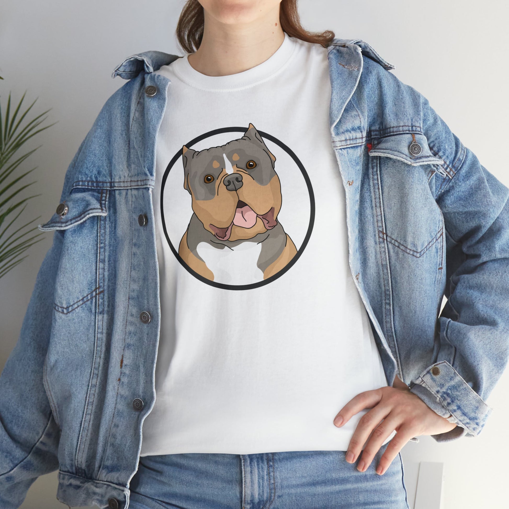 American Bully Circle | T-shirt - Detezi Designs-23152235135325203011