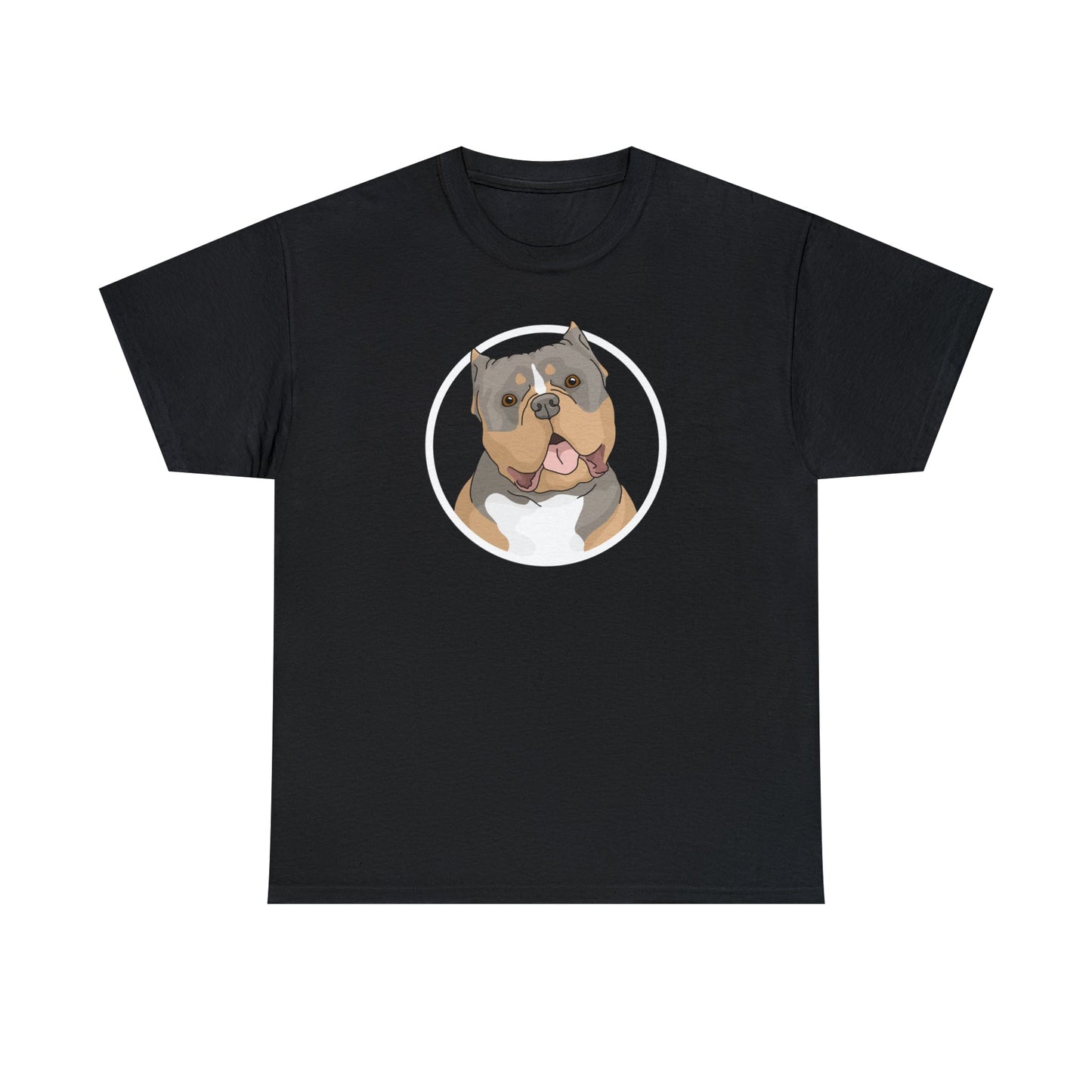 American Bully Circle | T-shirt - Detezi Designs-26098462184728960175