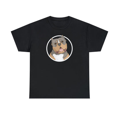 American Bully Circle | T-shirt - Detezi Designs-26098462184728960175