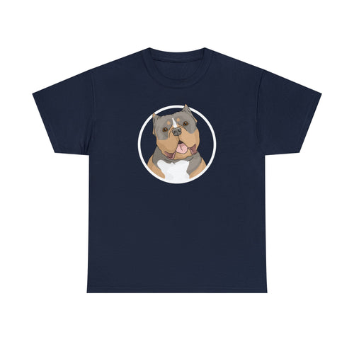 American Bully Circle | T-shirt - Detezi Designs-94138712913176918246