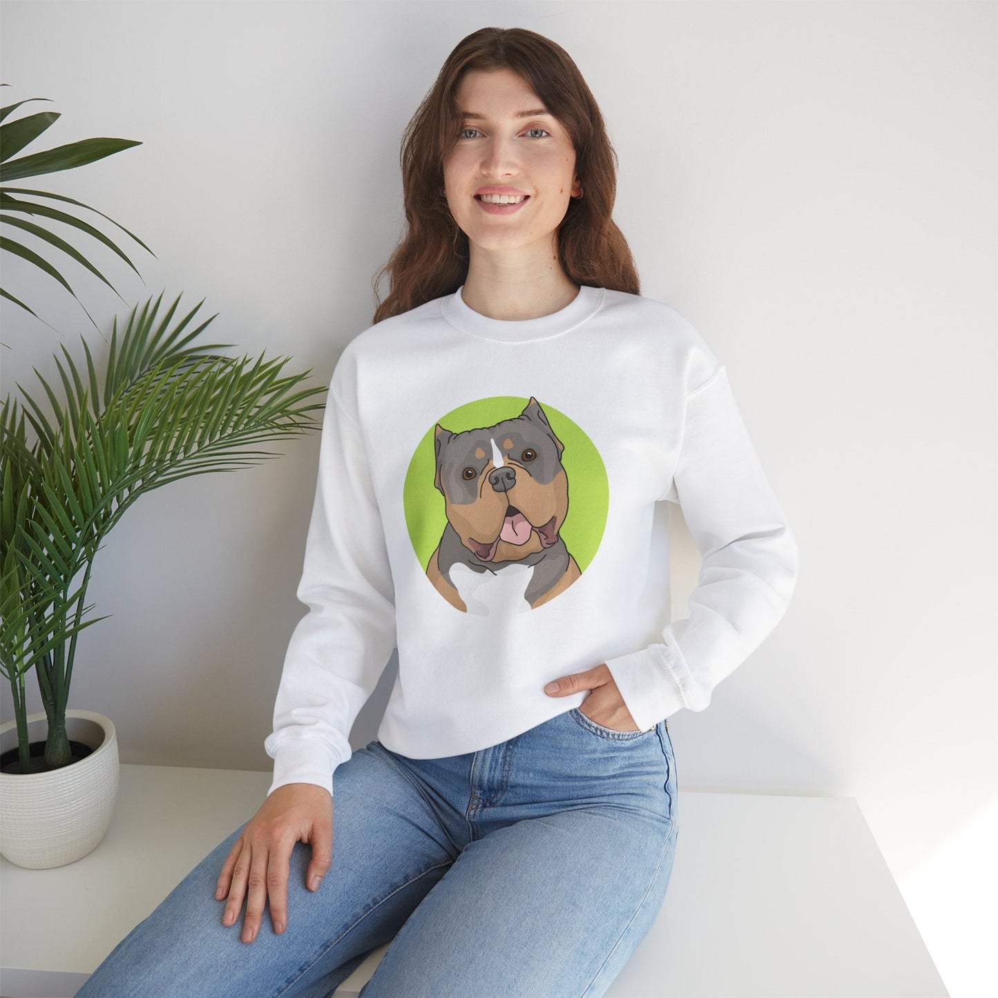 American Bully | Crewneck Sweatshirt - Detezi Designs-14393141600314394807