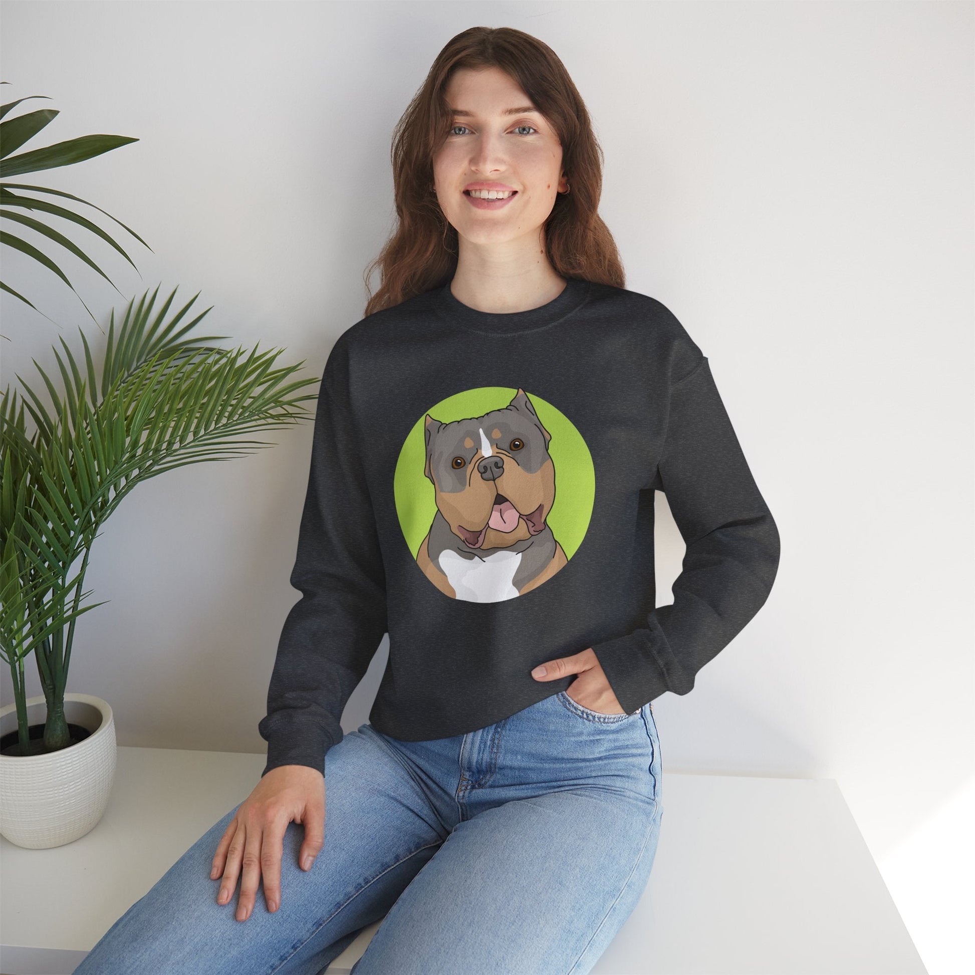 American Bully | Crewneck Sweatshirt - Detezi Designs-14393141600314394807