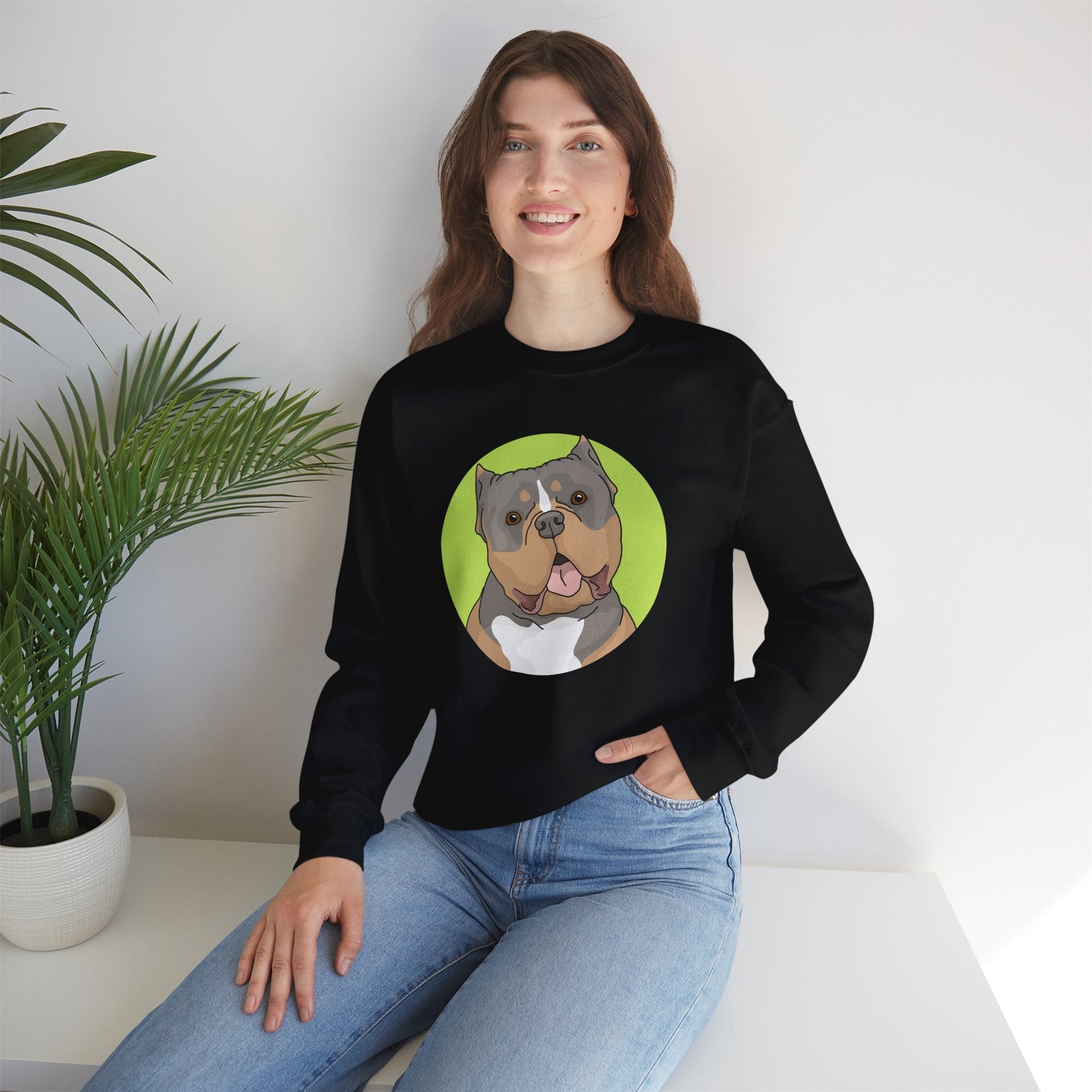 American Bully | Crewneck Sweatshirt - Detezi Designs-14393141600314394807