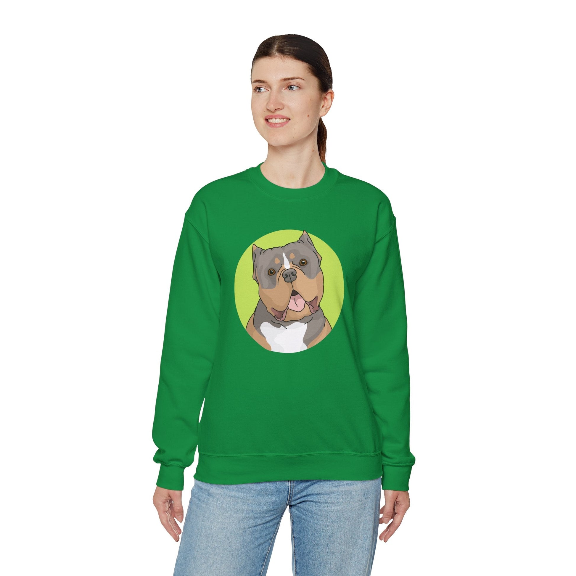 American Bully | Crewneck Sweatshirt - Detezi Designs-14393141600314394807