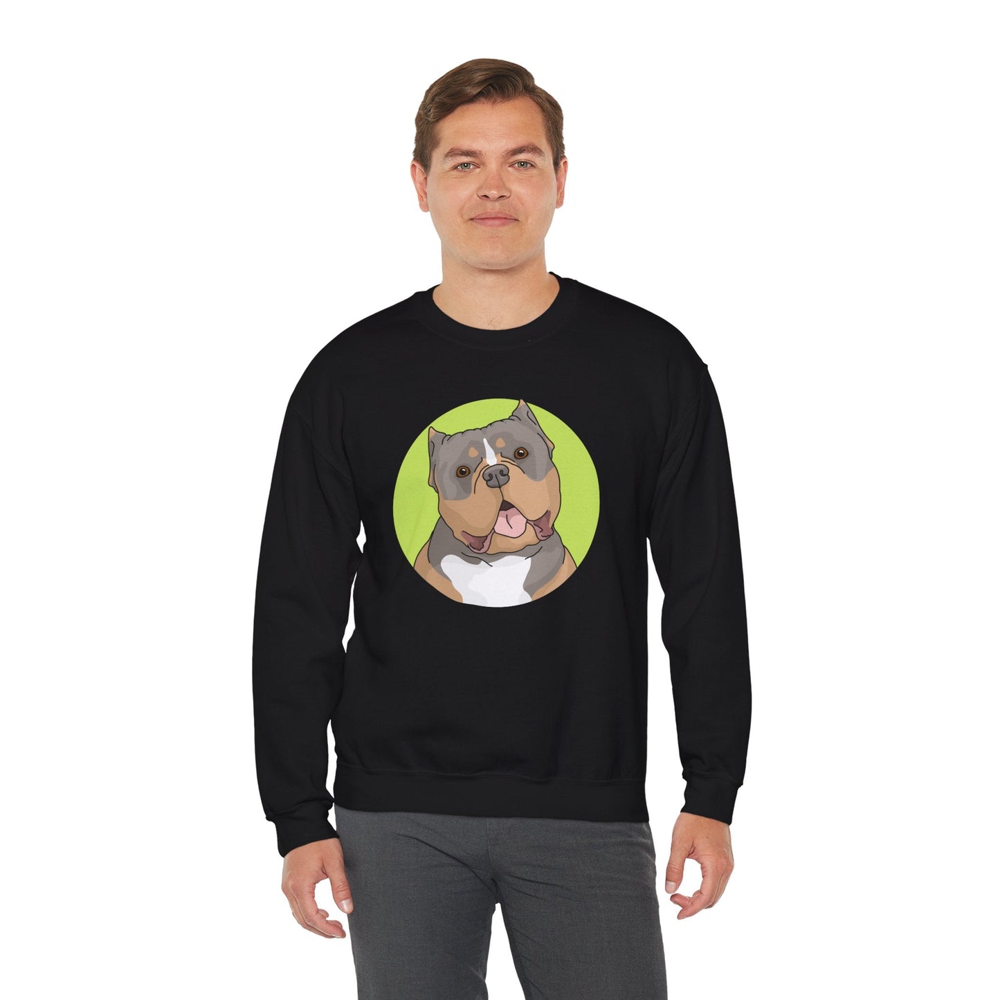 American Bully | Crewneck Sweatshirt - Detezi Designs-14393141600314394807