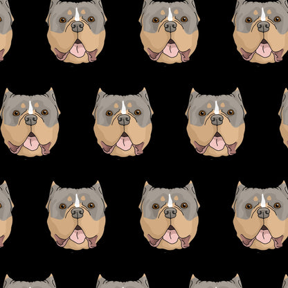 American Bully Faces | Crop Tee - Detezi Designs-GR001