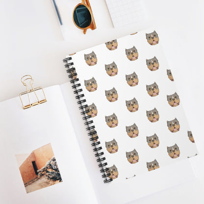 American Bully Faces | Spiral Notebook - Detezi Designs-33112617788980570857