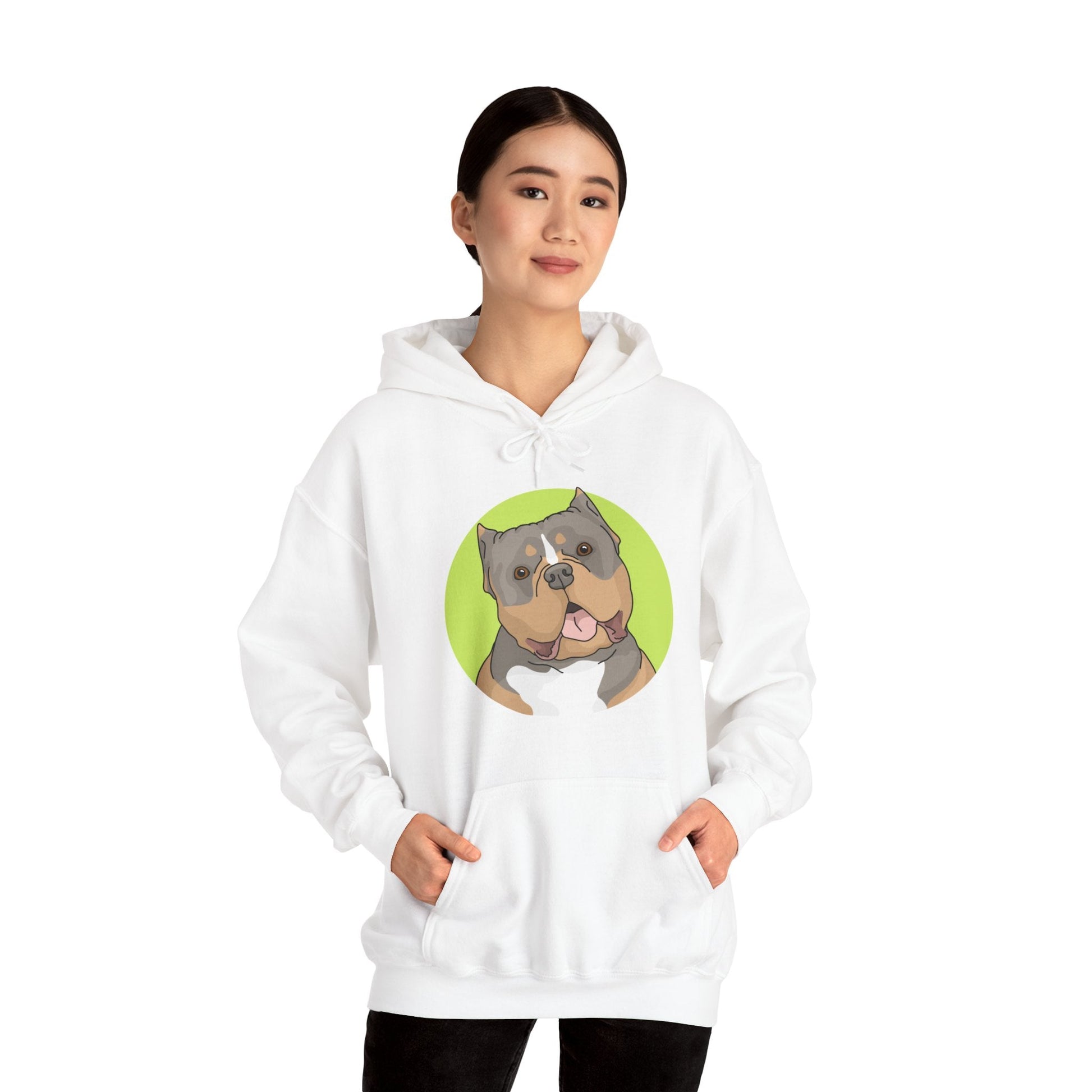 American Bully | Hooded Sweatshirt - Detezi Designs-95147519982843891420