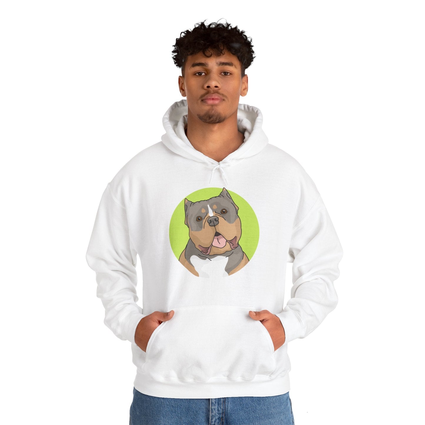 American Bully | Hooded Sweatshirt - Detezi Designs-95147519982843891420