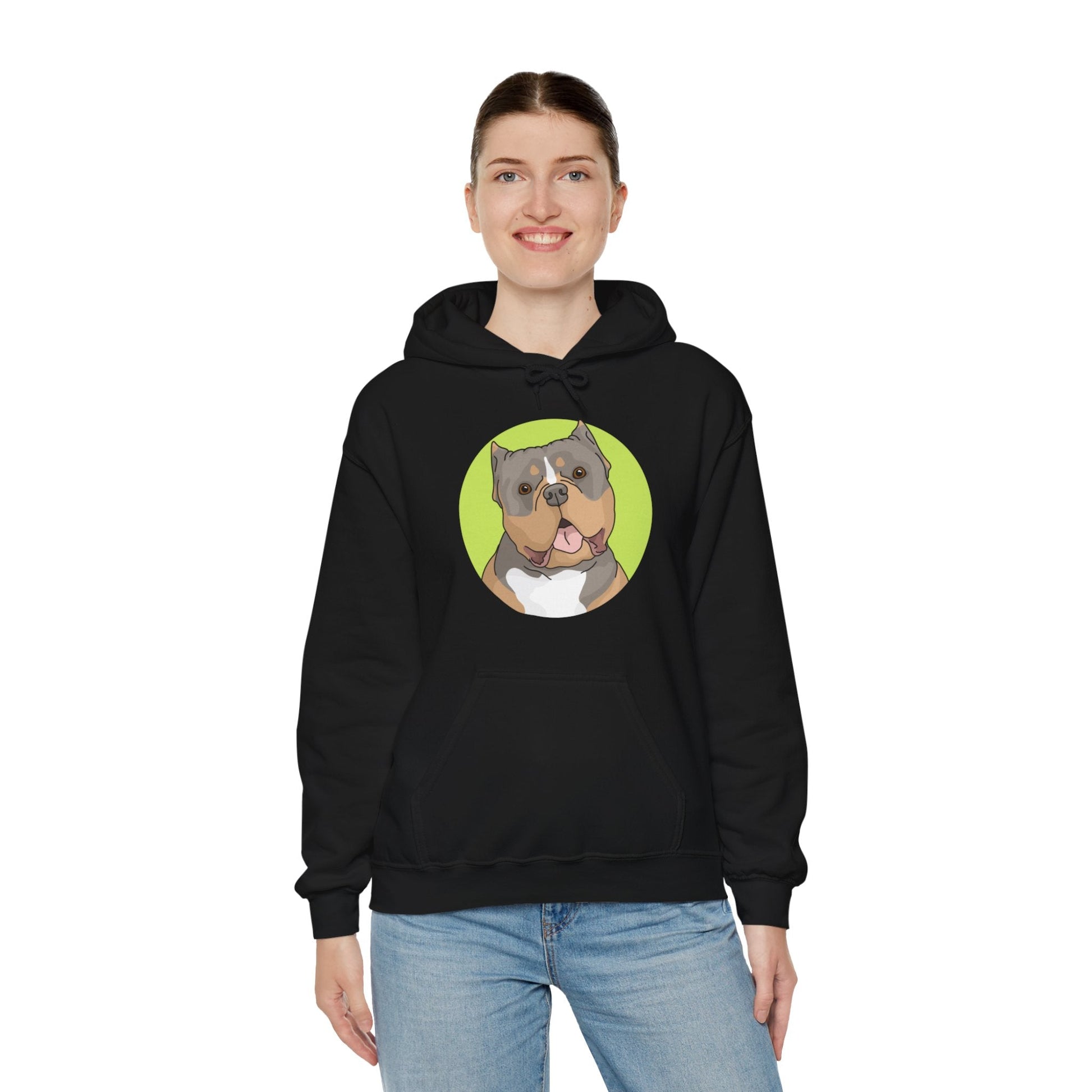 American Bully | Hooded Sweatshirt - Detezi Designs-95147519982843891420