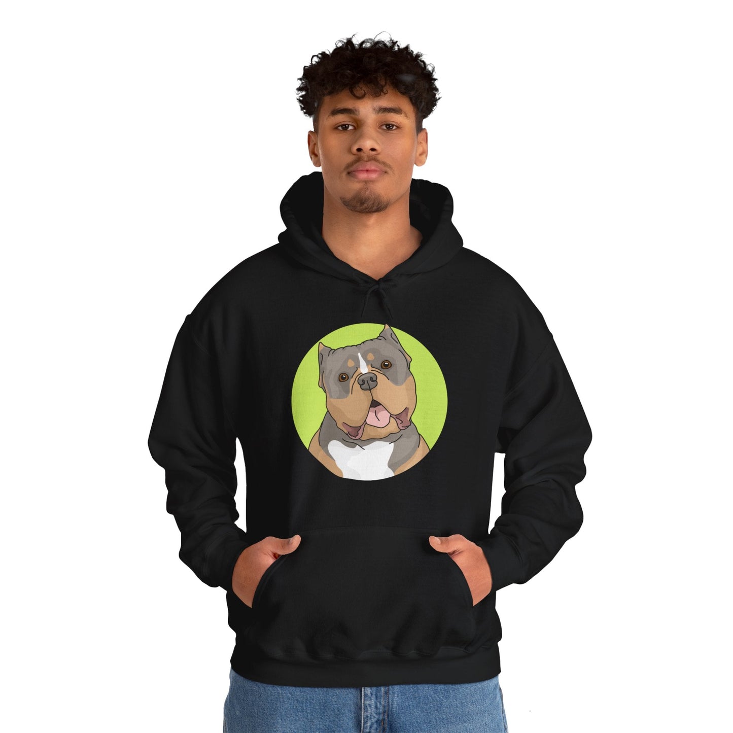 American Bully | Hooded Sweatshirt - Detezi Designs-95147519982843891420