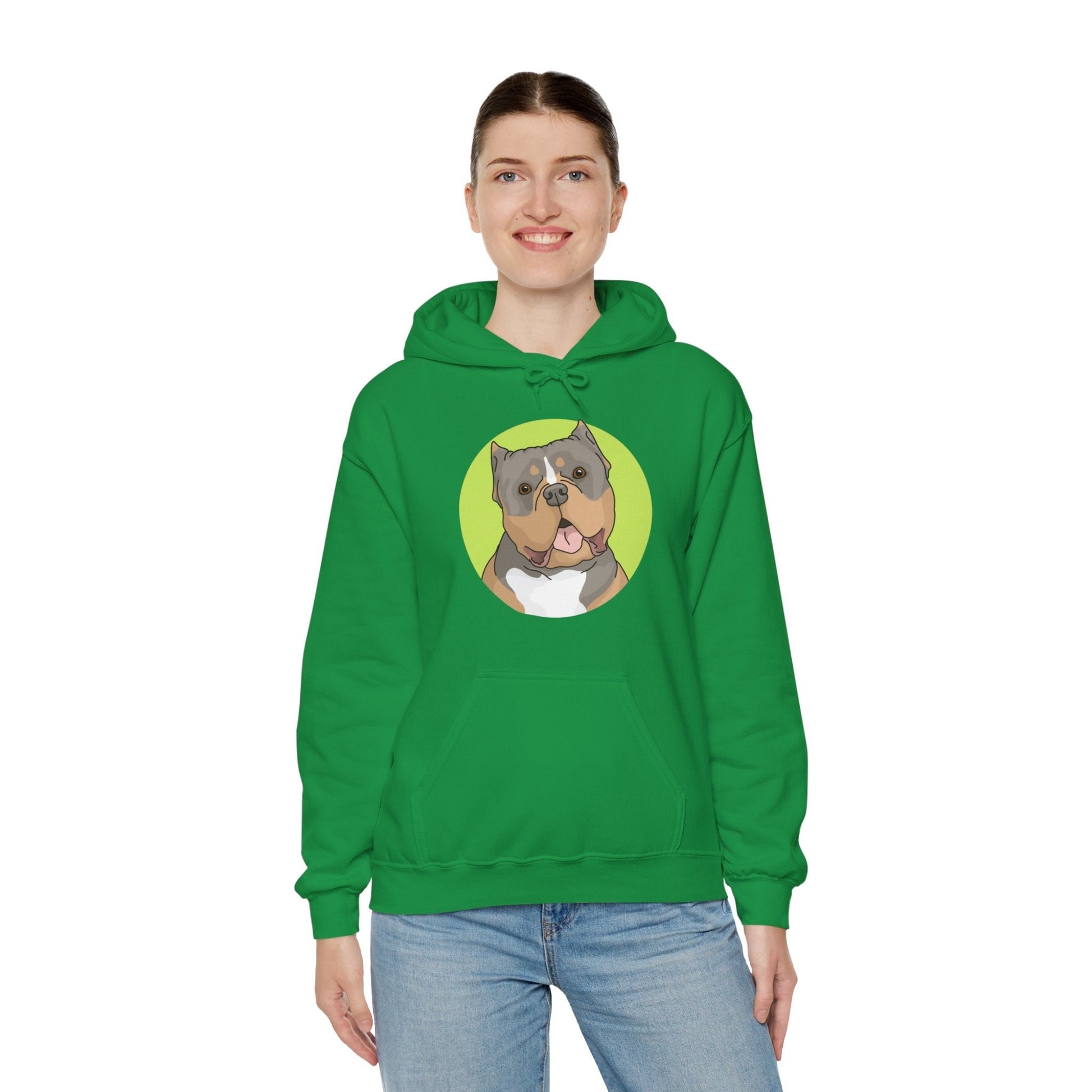 American Bully | Hooded Sweatshirt - Detezi Designs-95147519982843891420