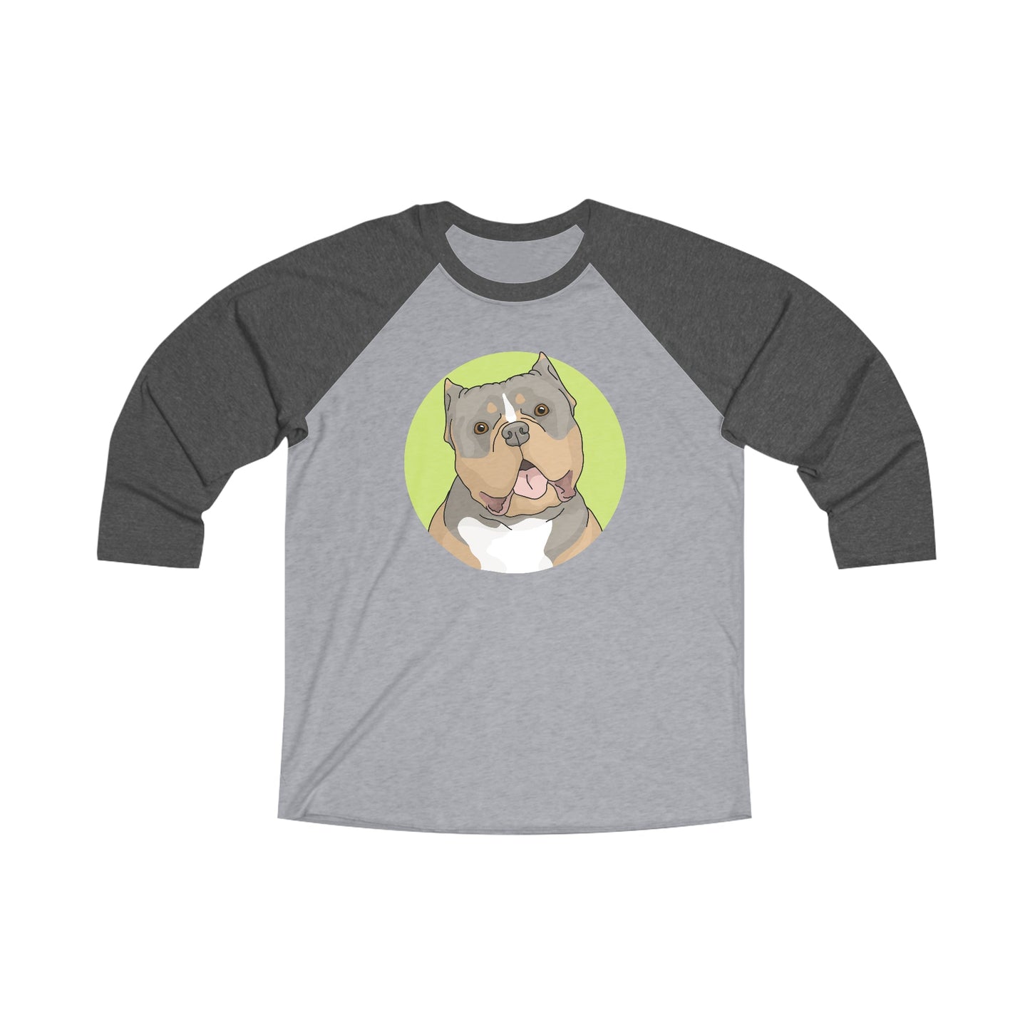 American Bully | Unisex 3\4 Sleeve Tee - Detezi Designs-32063076240406923903