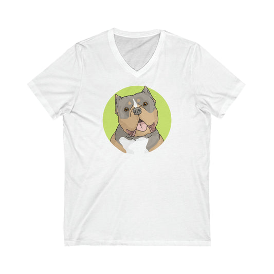 American Bully | Unisex V-Neck Tee - Detezi Designs-26608358480458519010