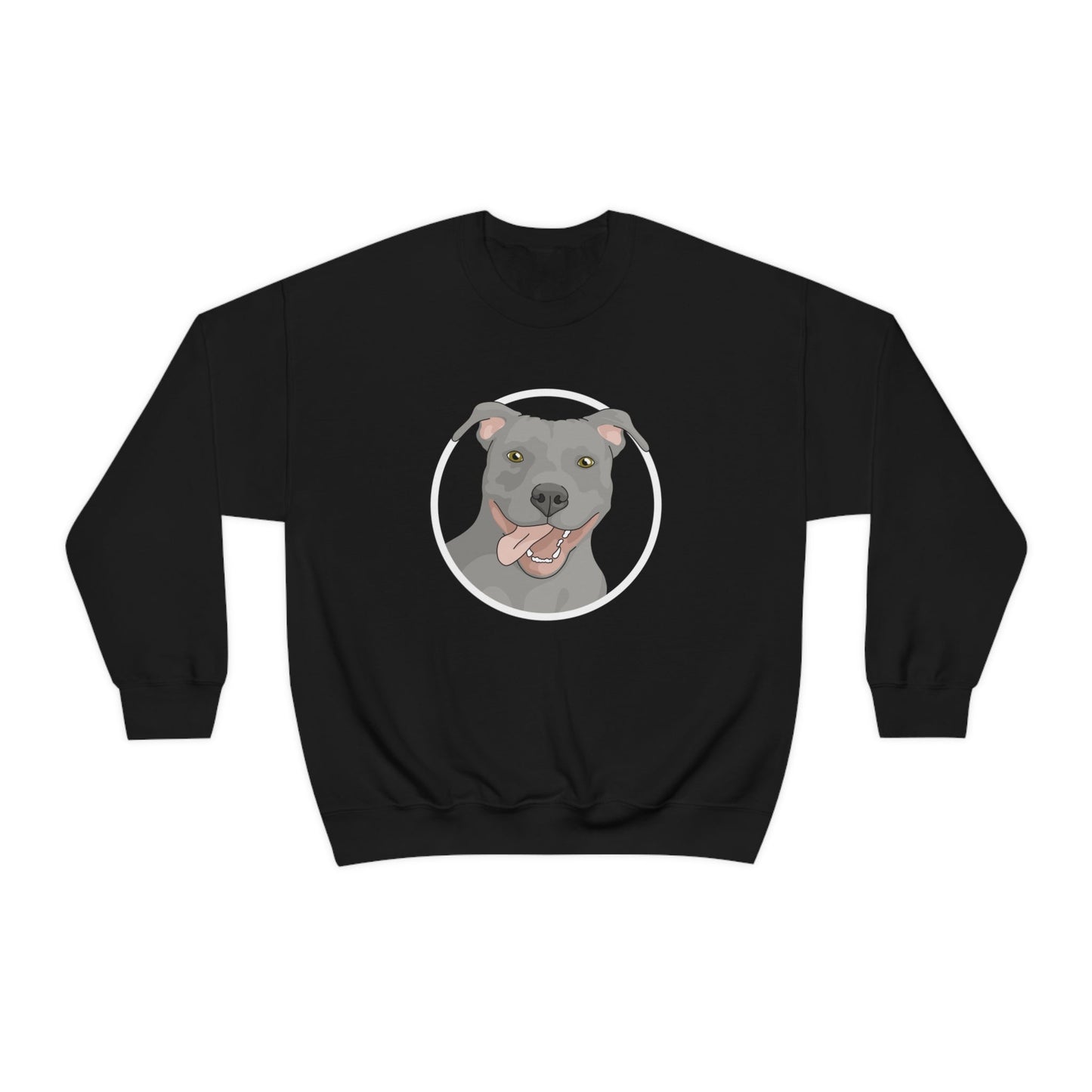 American Pit Bull Terrier Circle | Crewneck Sweatshirt - Detezi Designs-14321479729971137450