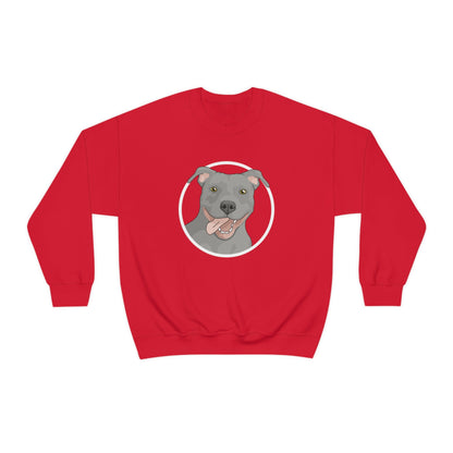 American Pit Bull Terrier Circle | Crewneck Sweatshirt - Detezi Designs-14573787259511374059