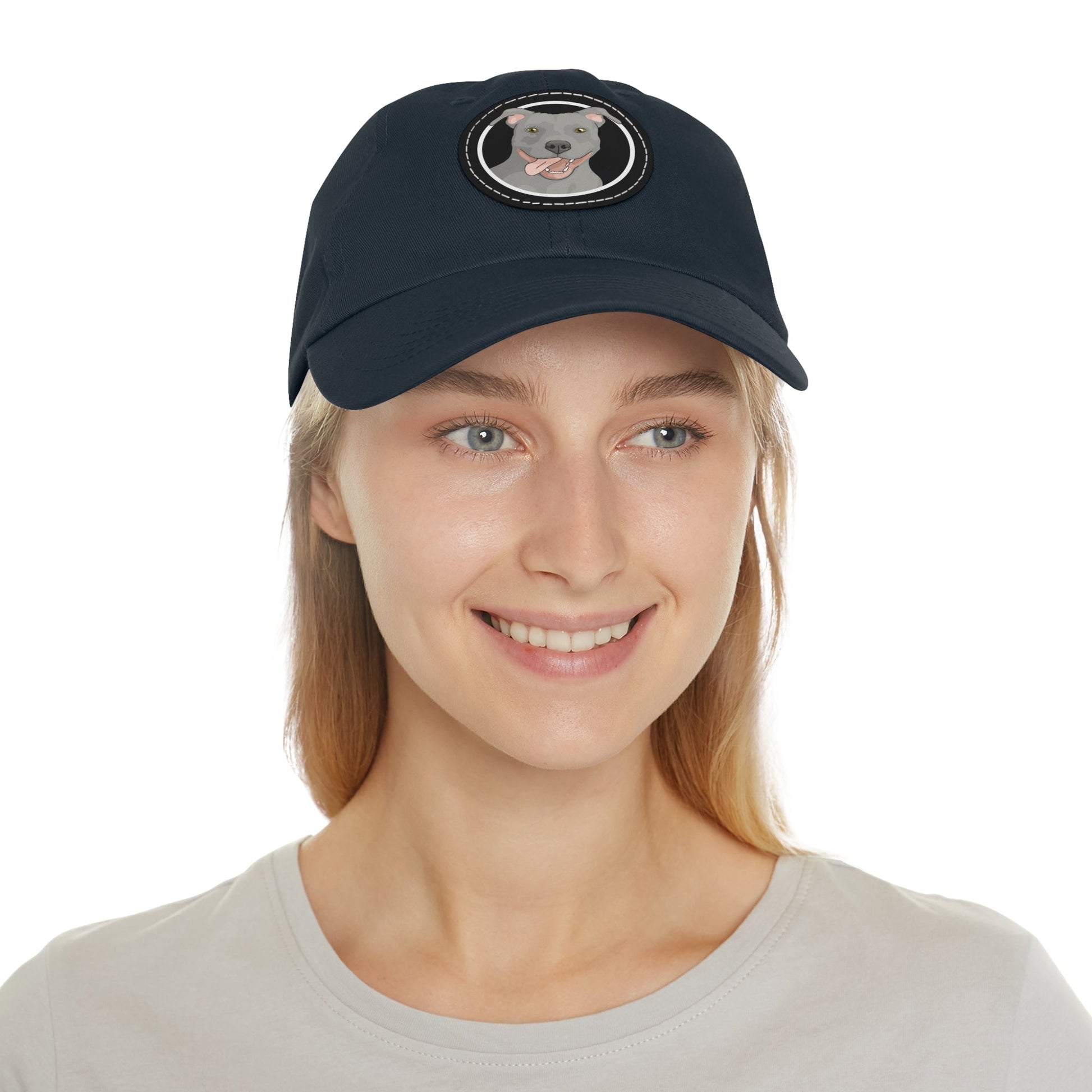 American Pit Bull Terrier Circle | Dad Hat - Detezi Designs-12011183404010674122