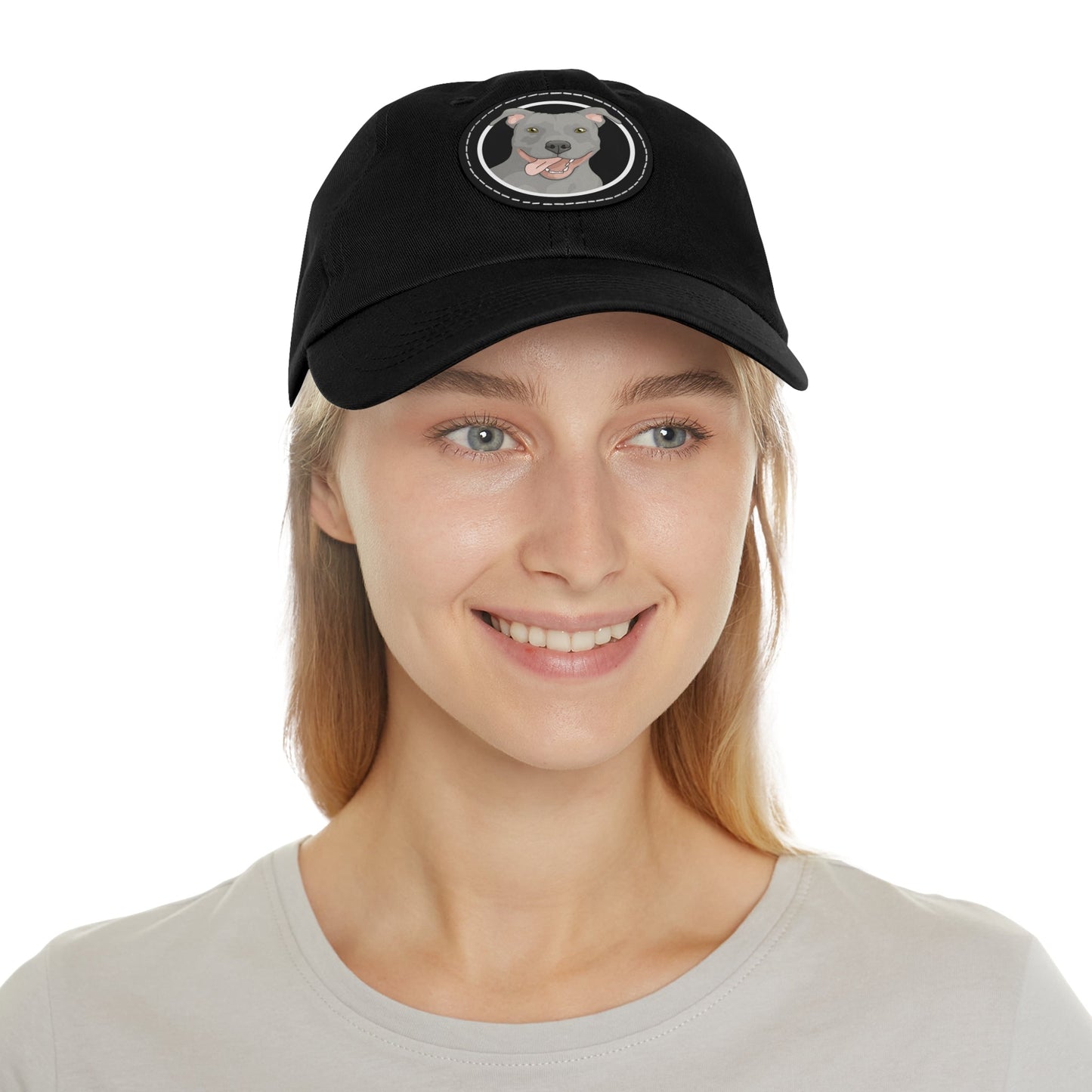 American Pit Bull Terrier Circle | Dad Hat - Detezi Designs-12011183404010674122