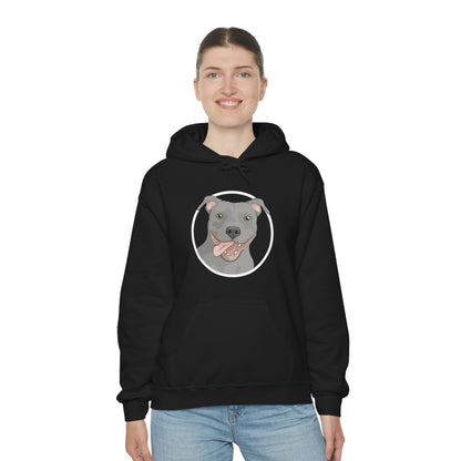 American Pit Bull Terrier Circle | Hooded Sweatshirt - Detezi Designs-25968813492190935648