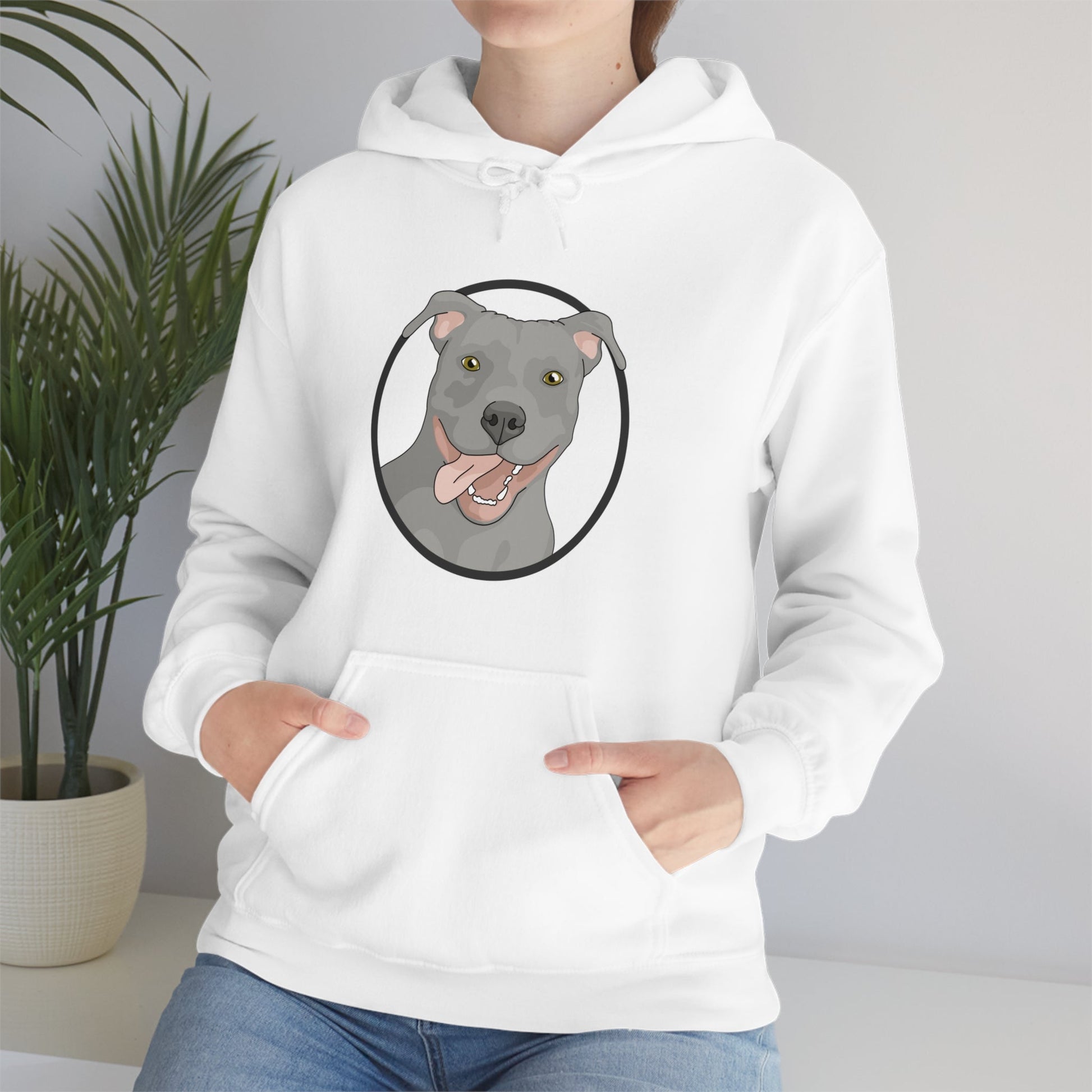 American Pit Bull Terrier Circle | Hooded Sweatshirt - Detezi Designs-25968813492190935648