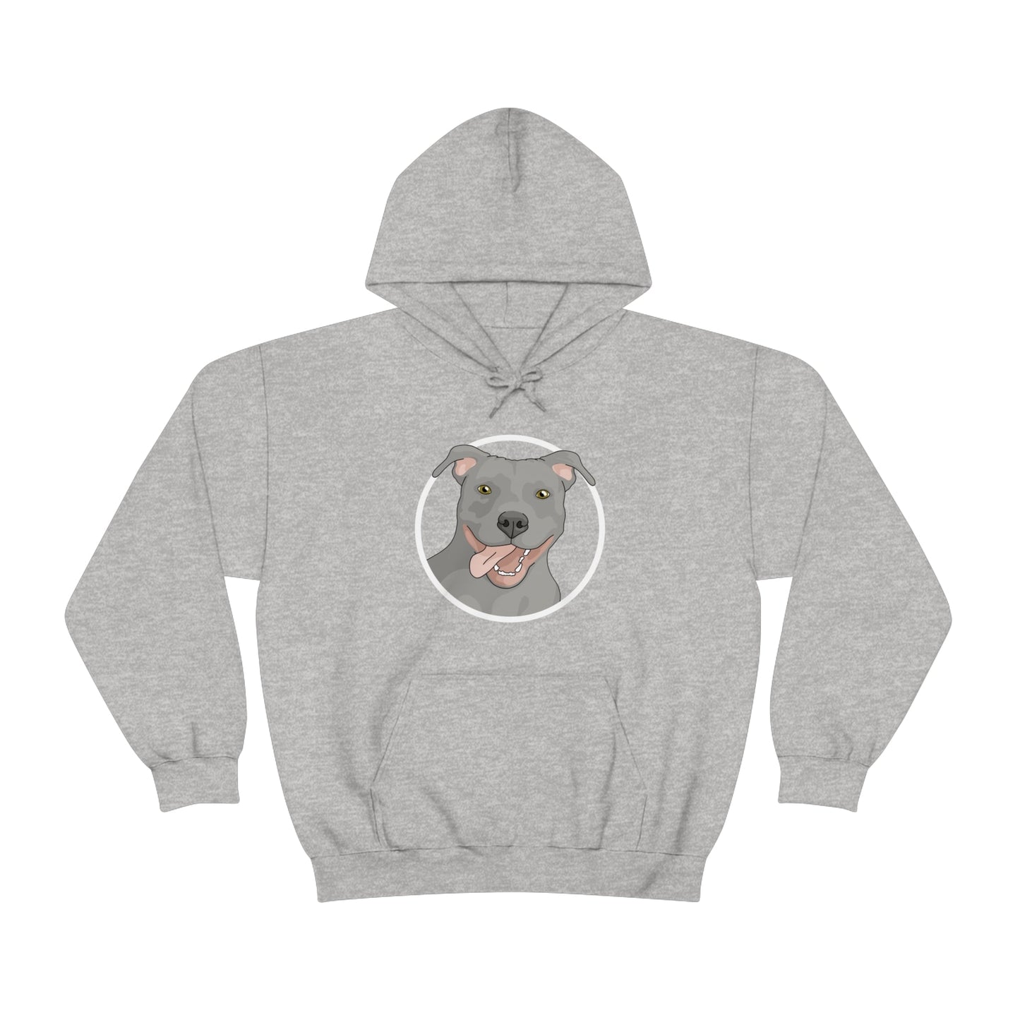 American Pit Bull Terrier Circle | Hooded Sweatshirt - Detezi Designs-25968813492190935648