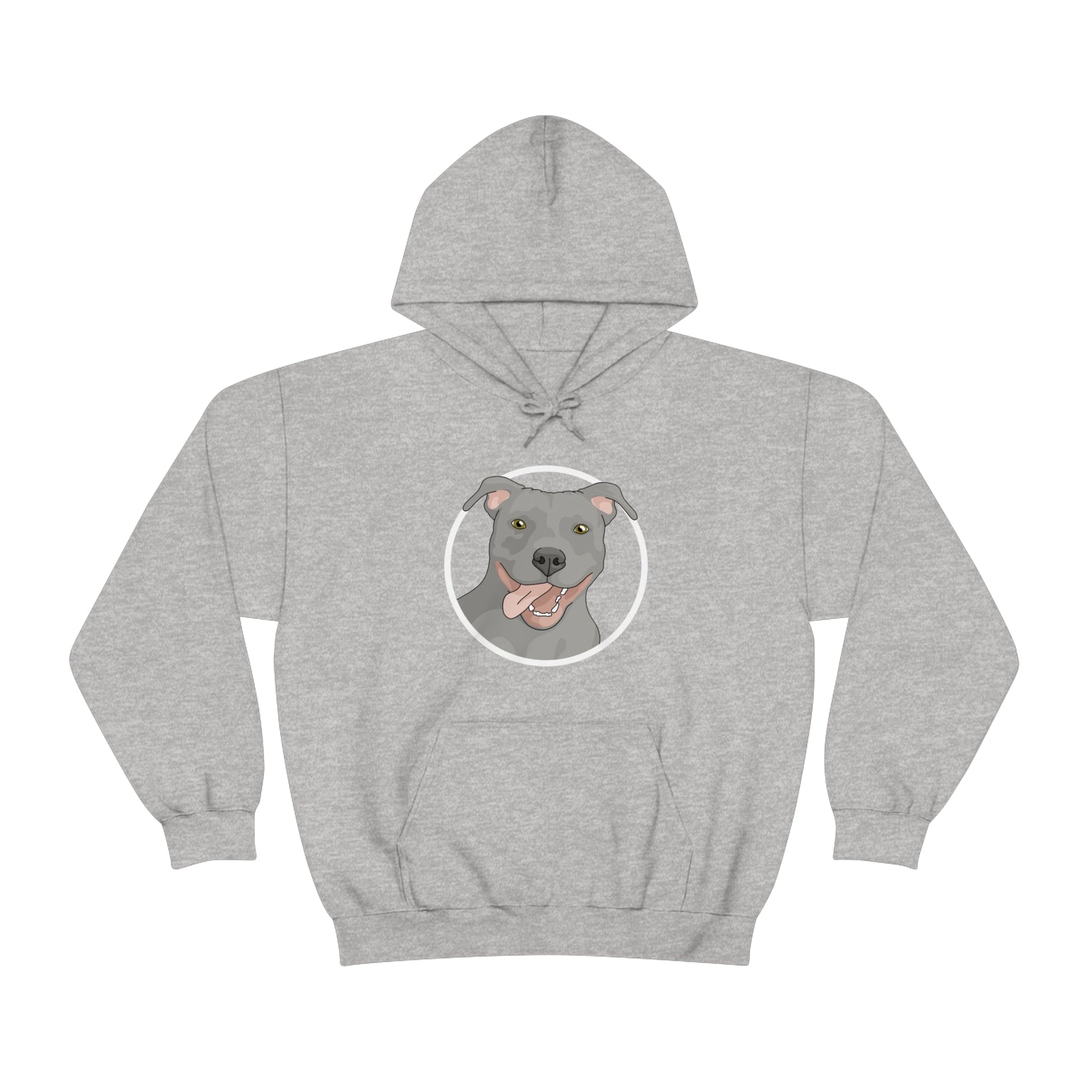 American Pit Bull Terrier Circle | Hooded Sweatshirt - Detezi Designs-25968813492190935648