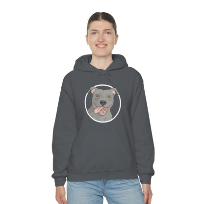 American Pit Bull Terrier Circle | Hooded Sweatshirt - Detezi Designs-25968813492190935648