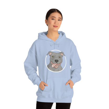 American Pit Bull Terrier Circle | Hooded Sweatshirt - Detezi Designs-25968813492190935648