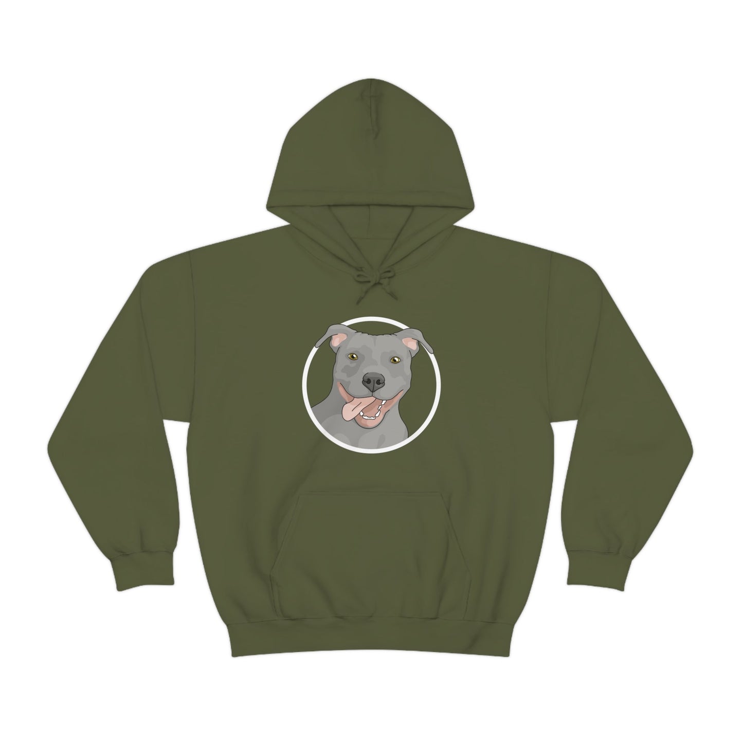 American Pit Bull Terrier Circle | Hooded Sweatshirt - Detezi Designs-62939026822620815137