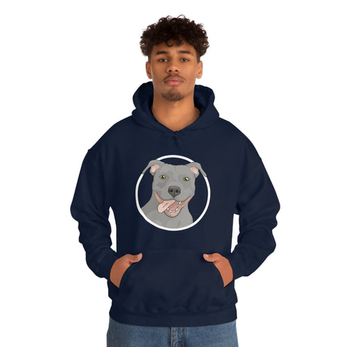 American Pit Bull Terrier Circle | Hooded Sweatshirt - Detezi Designs-75579616822709919019