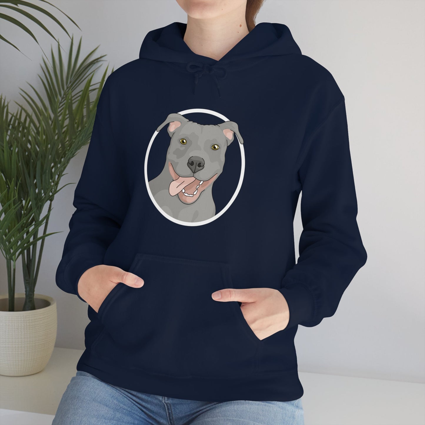 American Pit Bull Terrier Circle | Hooded Sweatshirt - Detezi Designs-75579616822709919019