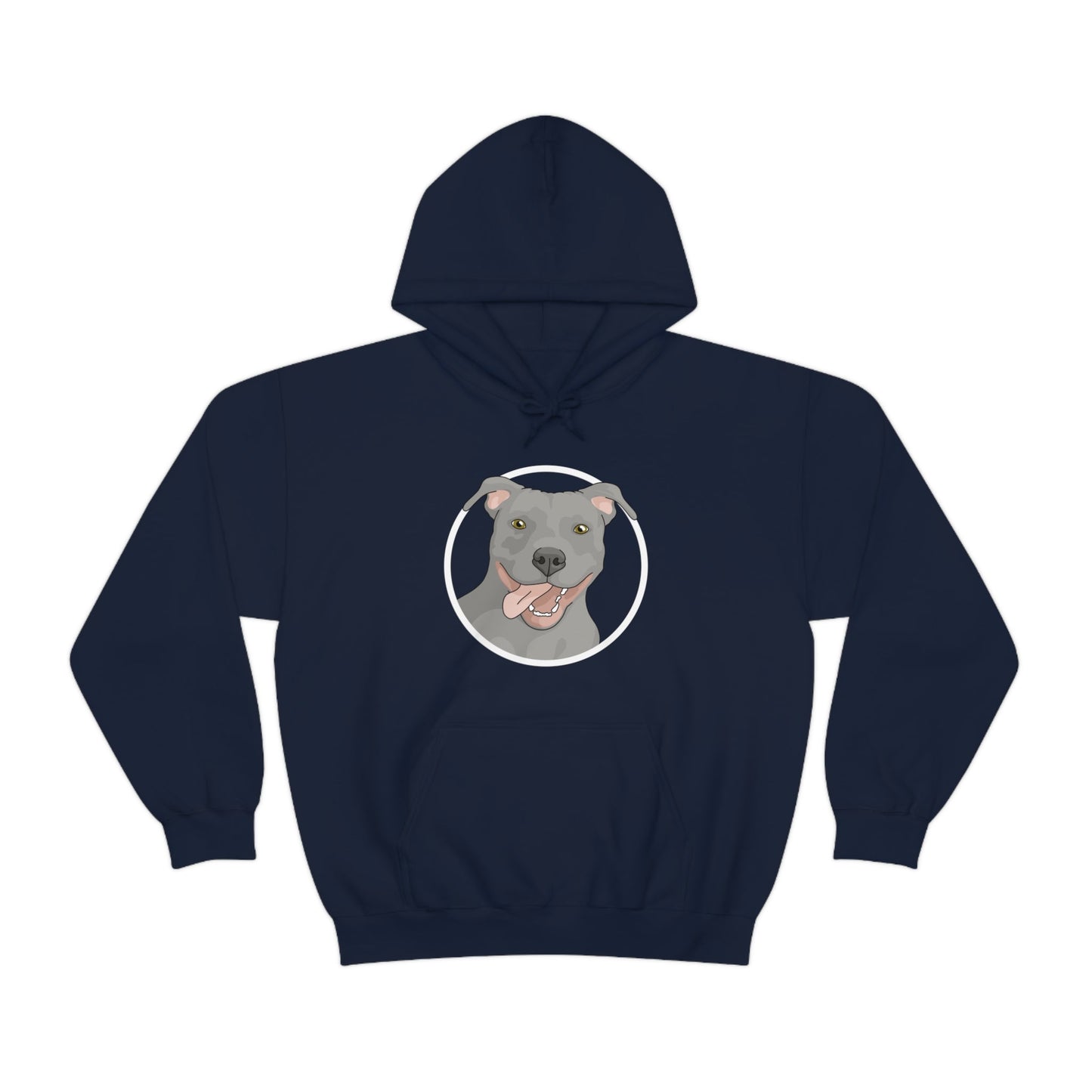 American Pit Bull Terrier Circle | Hooded Sweatshirt - Detezi Designs-75579616822709919019