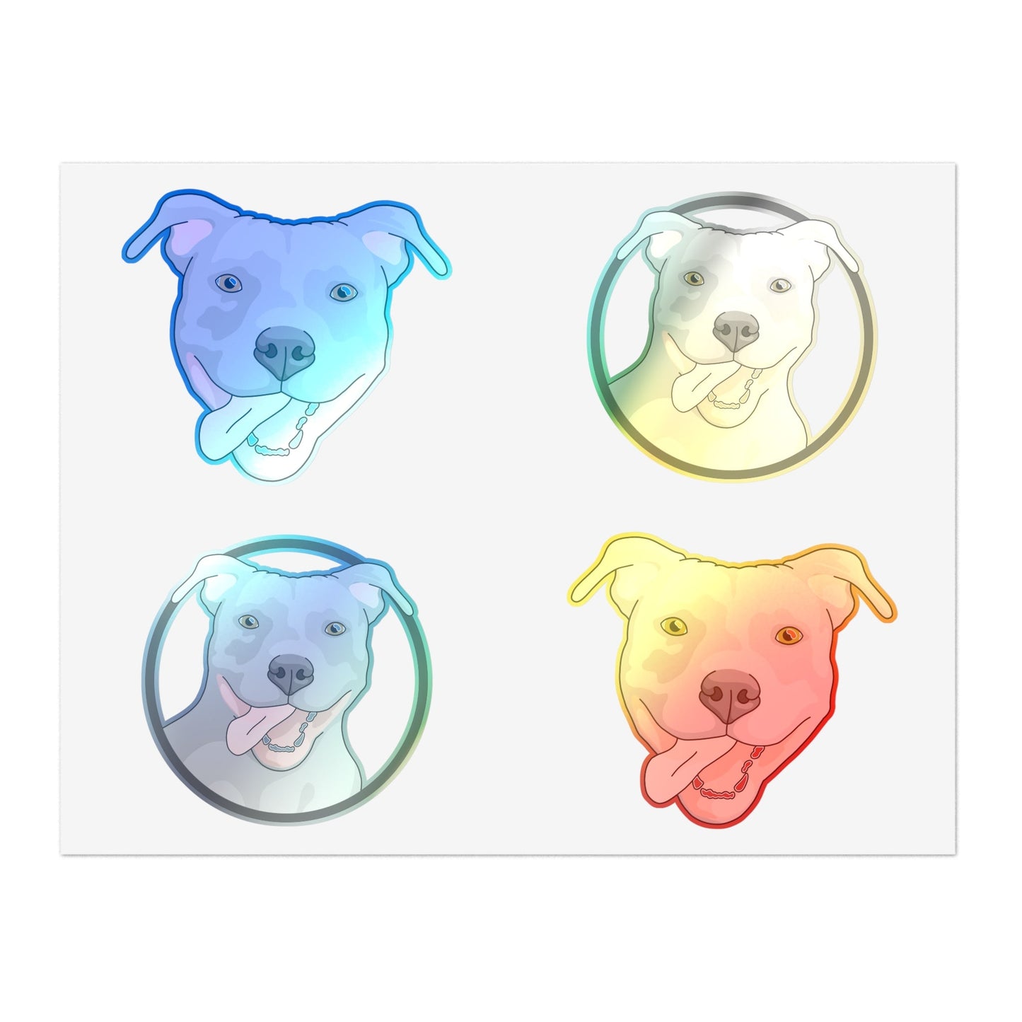 American Pit Bull Terrier Circle | Sticker Sheet - Detezi Designs-25536749408304673270